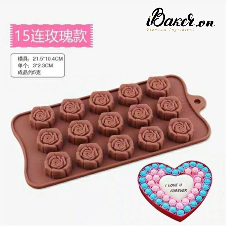 [ĐA DẠNG MẪU MÃ] Khuôn Silicon tạo hình 3D làm Socola/ Thạch Rau Câu/ Kẹo Dẻo/ Pudding
