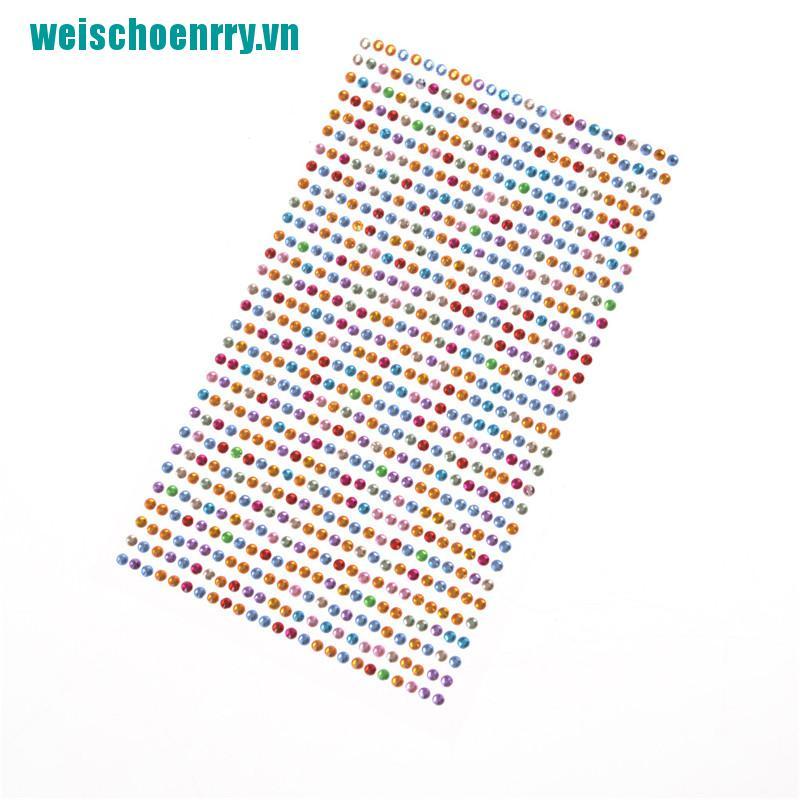 Weis♪Bộ 750 HạT ĐíNh Trang Trí ĐiệN ThoạI / Xe Hơi 3mm
