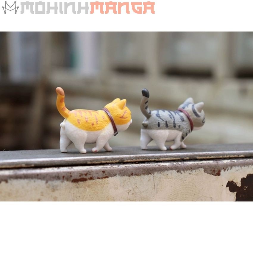 [RẺ VÔ ĐỊCH] Mô hình mèo dễ thương trang trí tiểu cảnh, treo móc khoá, làm quà tặng để bàn làm việc, bánh kem, terrarium