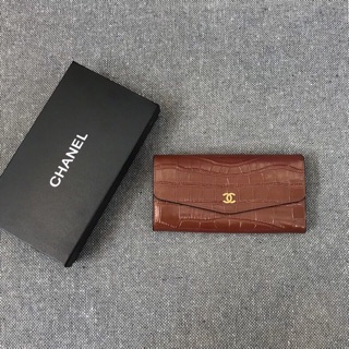 Ví nữ da cá sấu super full box