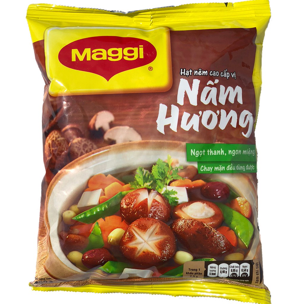 COMBO 3 GÓI HẠT NÊM MAGGI NẤM HƯƠNG - gói 450gr