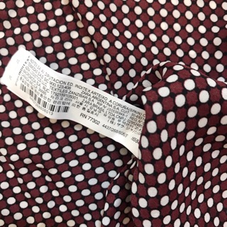 áo sơ mi zara chấm bi (sẵn hàng)