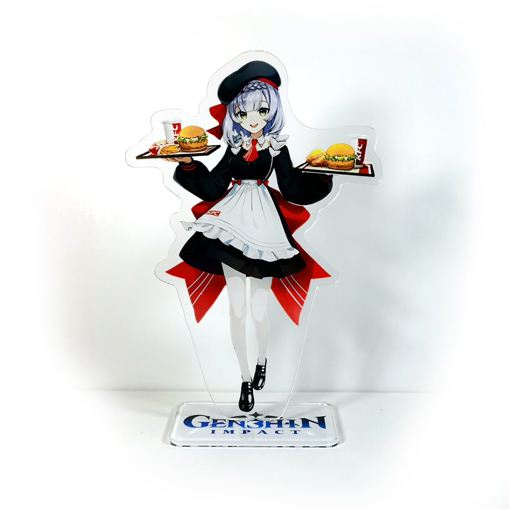 Genshin Impact x KFC characters Noelle Diluc acrylic stand figure model toy