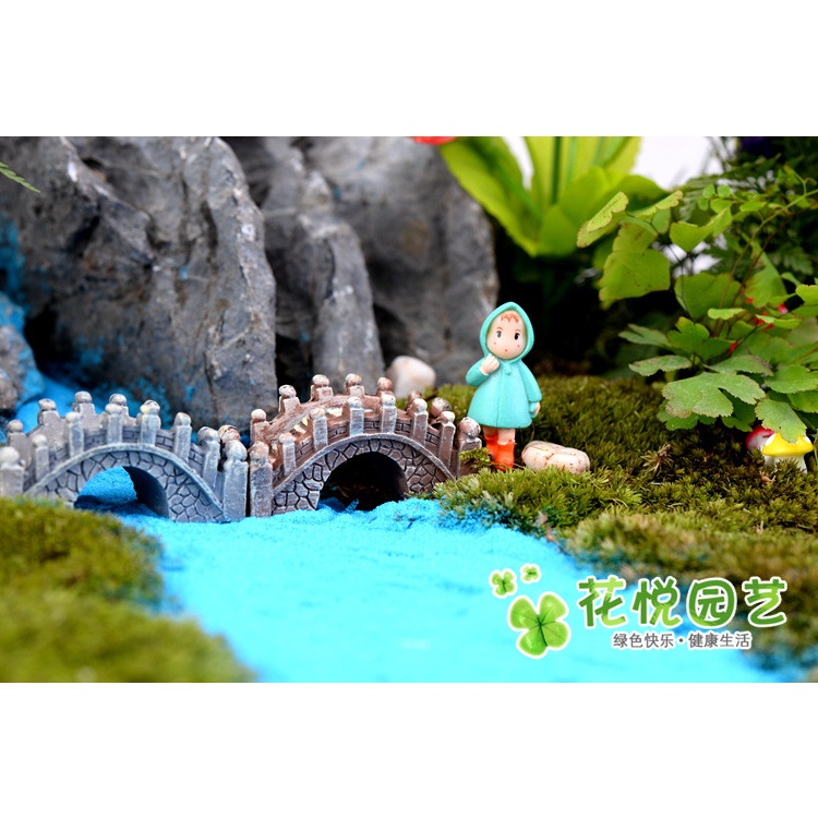 Resin bridge decoration palace retro phong cách jiangnan bridge sáng tạo nghệ thuật trang trí vật liệu