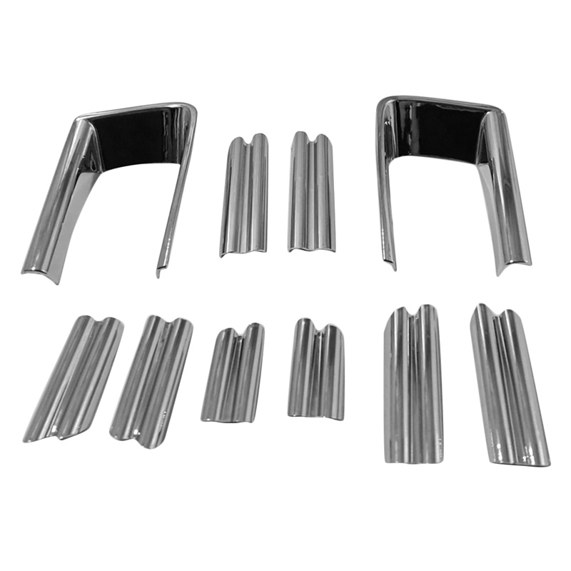 Dải Dán Bảo Vệ Đèn Sương Mù Phía Trước Bằng Chrome Trang Trí Cho Xe Hơi Toyota Alphard 30 Series