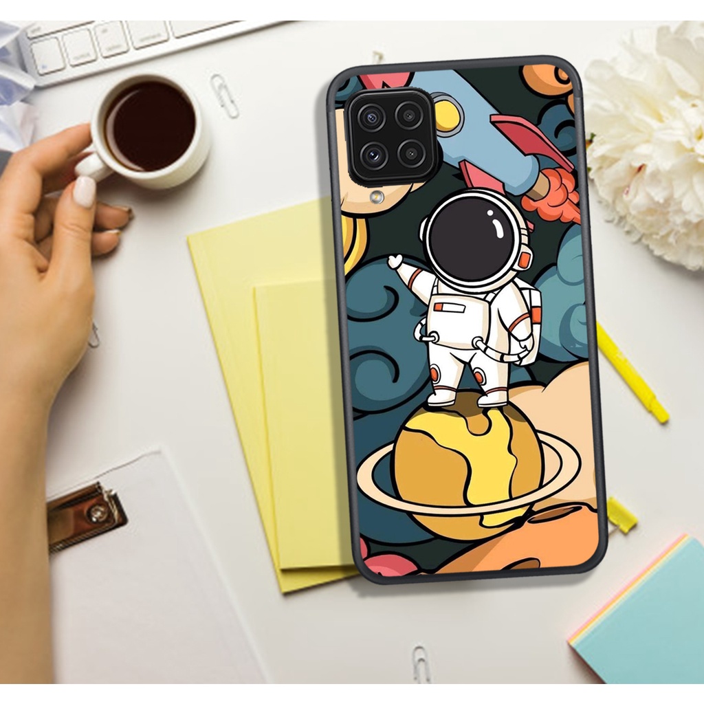 [ SIÊU HOT] ỐP LƯNG SAM-SUNG A12/A22 4G/A22 5G/M32  , IN HÌNH ASTRONAUT PHI-HÀNH-GIA, MÀU SẮC BẮT MẮT