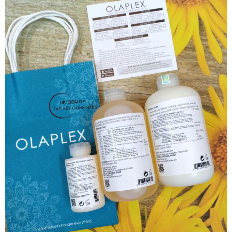 🥇Olaplex Phục Hồi Tóc No1 No2 No3