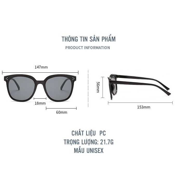 Kính Mát Đi Biển Unisex Nhiều Màu Mẫu Thời Trang Hot Hit 2021 Dành Cho Cả Nam Và Nữ TL-002