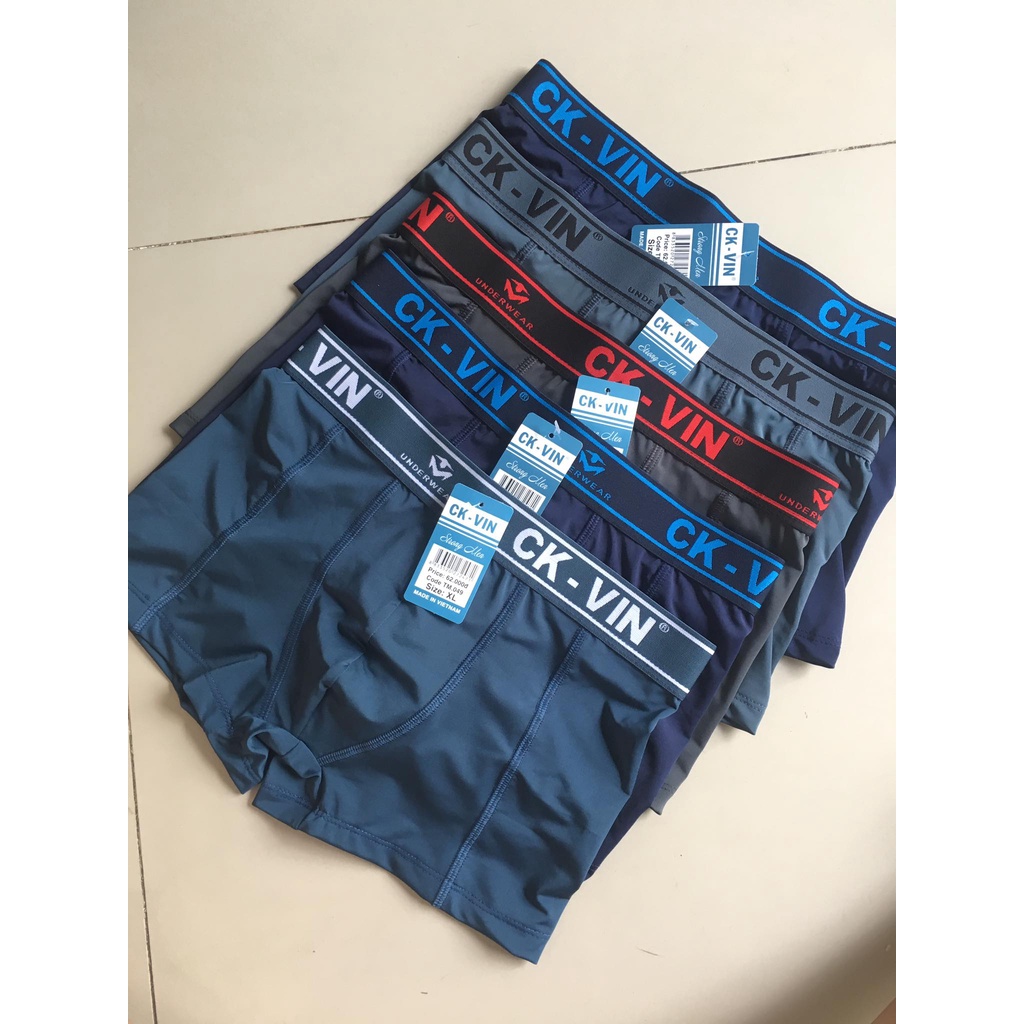 [10 Cái] Combo 10 Quần sịp đùi  CK- VIN - Hàng Việt Nam Cao Cấp, Chất thun lạnh, co giãn 4 chiều, Kháng khuẩn