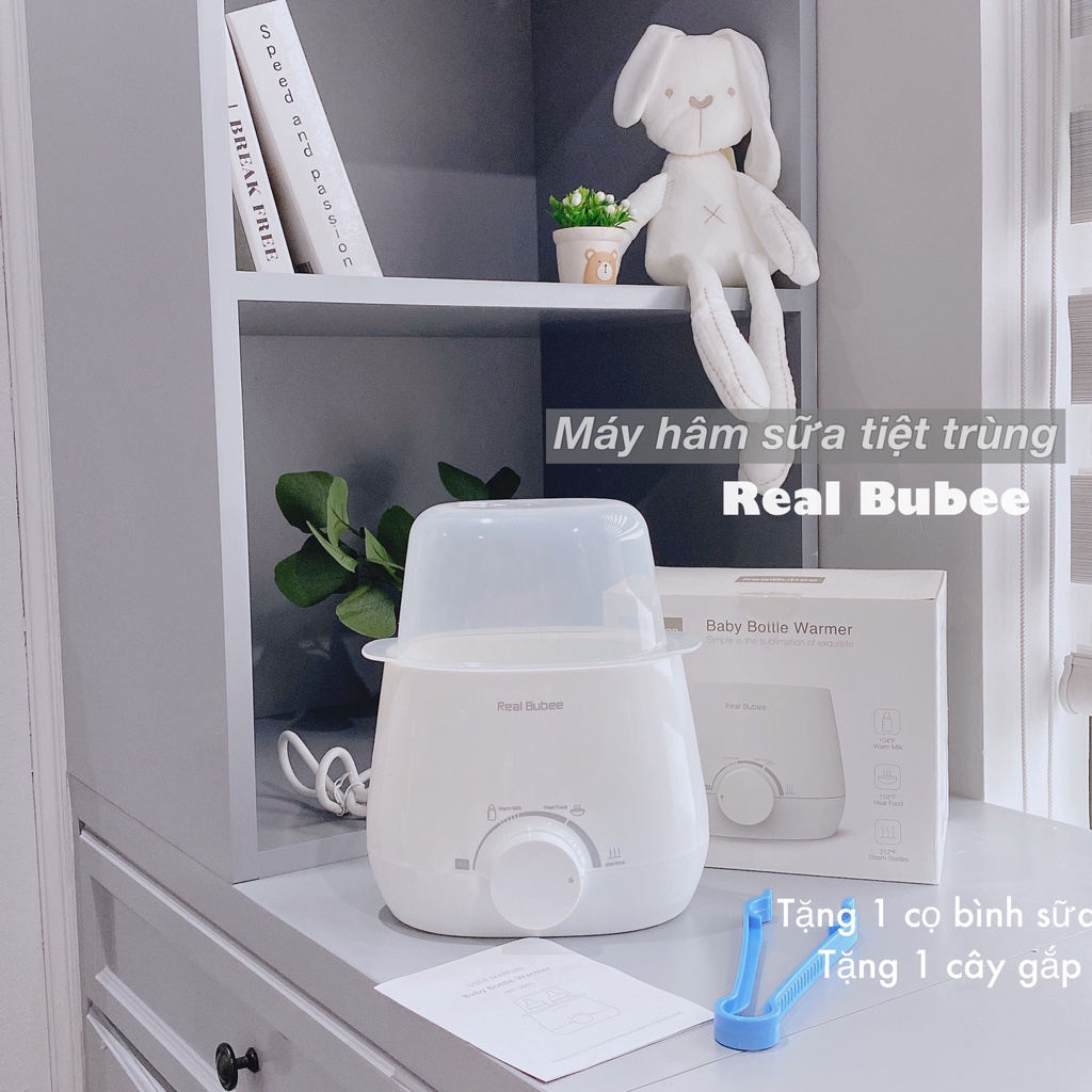 Máy Hâm Sữa Đôi Đa Năng REAL BUBEE - Hâm Sữa, Tiệt Trùng