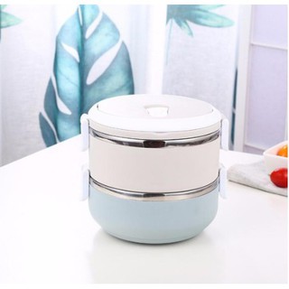 Cặp lồng lúa mạch giữ nhiệt 2 tầng