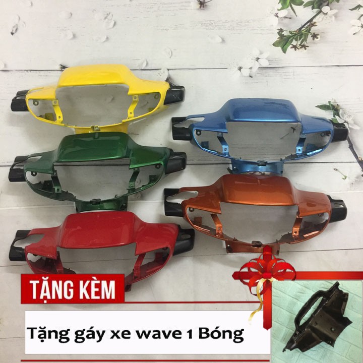 ỐP đầu đèn 1 bóng phanh đĩa + gáy đời 2002-2006 xe Wave ZX, Wave 110, Wave Alpha