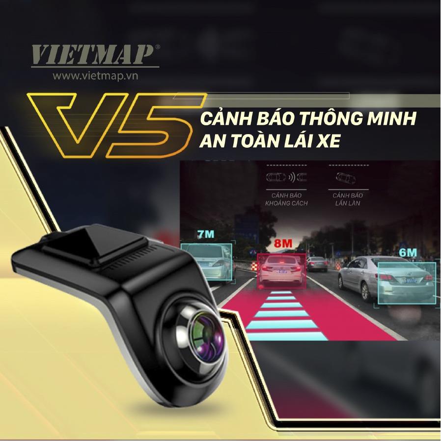 VIETMAP V5 - tặng thẻ 64GB - Camera Hành Trình Ô tô Kết Nối DVD Android - Điều Khiển Giongj nói