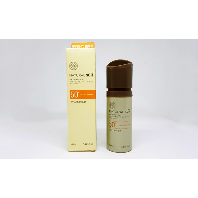 Xịt Chống Nắng Natural Sun Eco Ice Air Puff Sun SPF50+PA ++++ 100ml