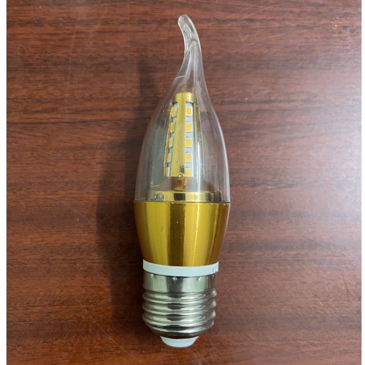 Bóng Led Nến Đui E14 Hiện Đại, Đèn Trang Trí Phòng Khách Ánh Sáng Vàng