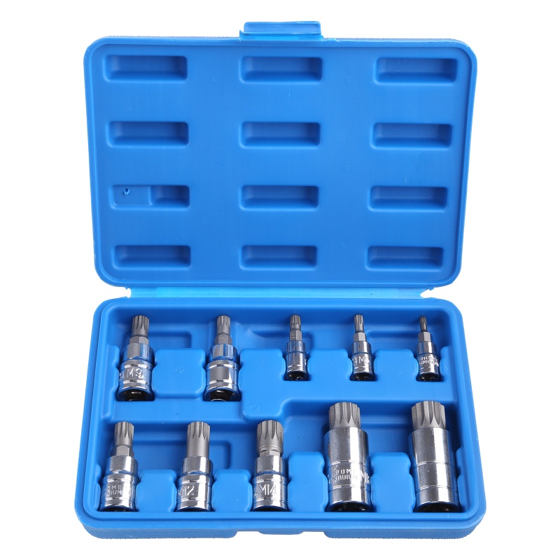 Bộ 10 Đầu Nối Trục Vuông 12 Điểm XZN Chuyên Dụng Cho Ca