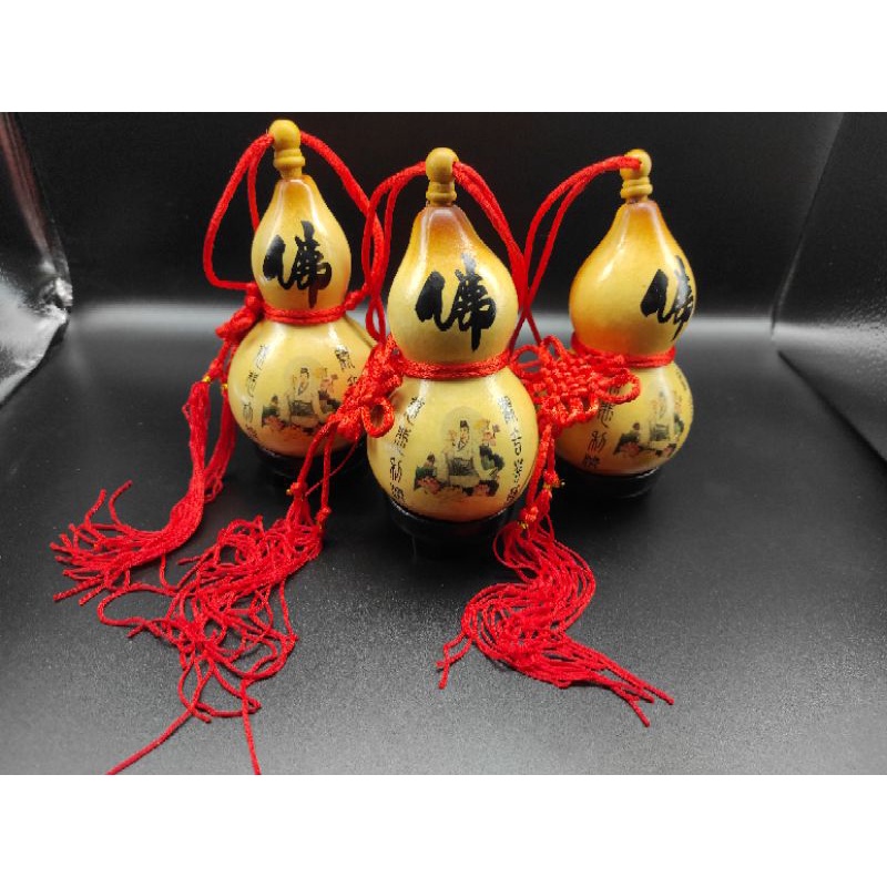 Quả bầu hồ lô tự nhiên hình Đức Phật, Quan Âm Bồ Tát mang lại may mắn bình an cho gia chủ ( hàng có sẵn)