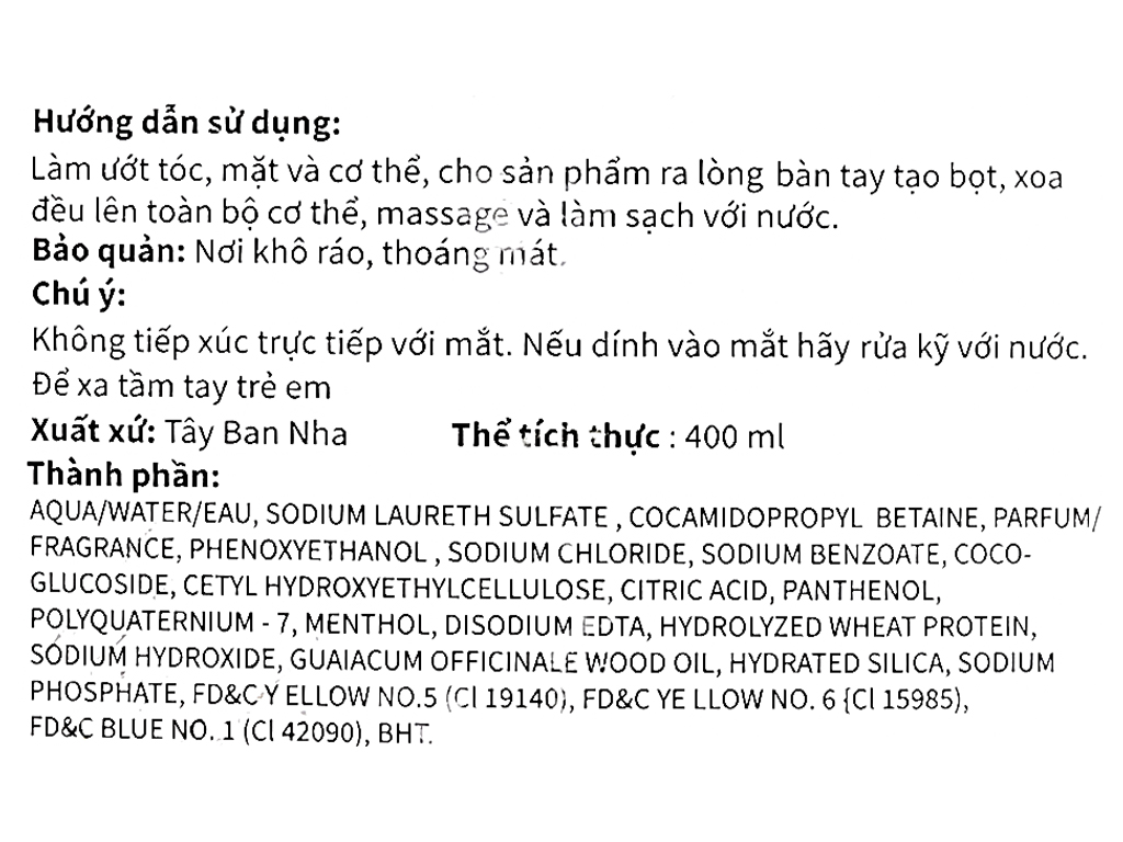 [Hàng nhập khẩu chính hãng] Sữa Tắm Gội Toàn Thân Nam Adidas Ice Dive (Xanh dương) 250ml