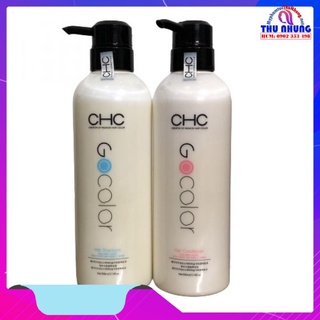 BỘ DẦU GỘI XẢ CHC GOCOLOR HÀN QUỐC PHỤC HỒI MỀM MƯỢT TÓC 500ML*2