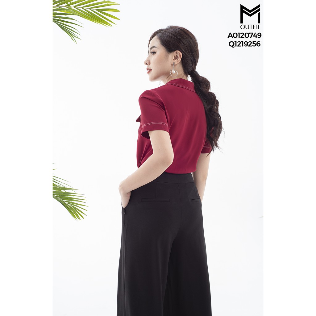[Mã FAMALLT5 giảm 15% đơn 150k] Quần dáng suông MMOutfit Q1219256 | BigBuy360 - bigbuy360.vn