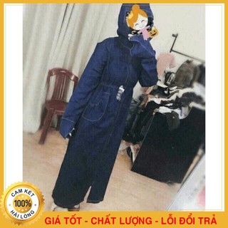 Áo Chống Nắng Toàn Thân Vải Bò 💖FREE SHIP💖 Áo Chống Nắng Nữ Chất Vải Bò Jean Cao Cấp - Chống Tia UV - Chống Nắng