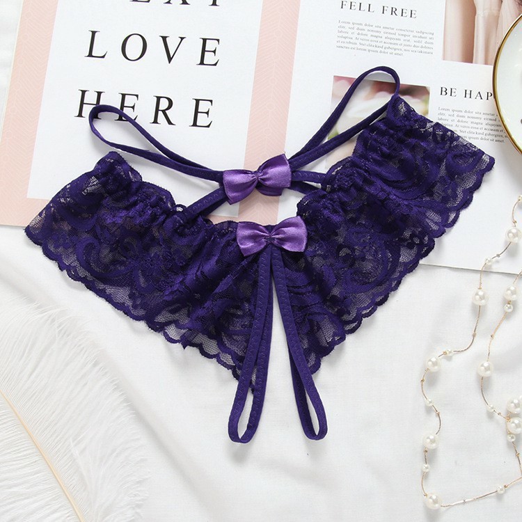 mẫu hót*Quần lót lọt khe ren xẻ đáy sexy  2710