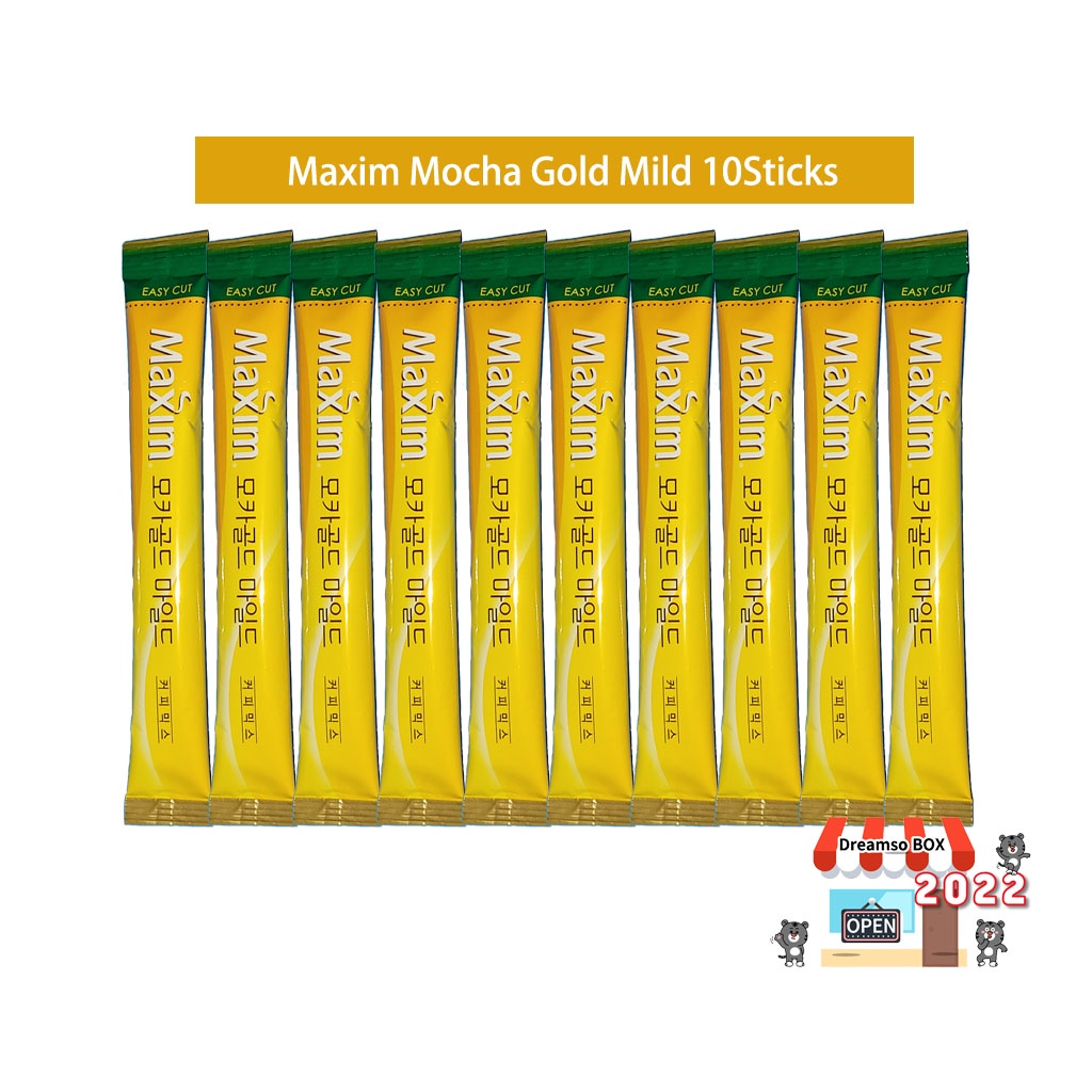 Maxim & ediya nhiều hương vị 10 que / cà phê hàn quốc mix / dreamso