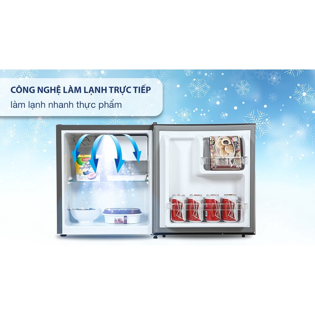 Tủ Lạnh Mini Electrolux 45 lít EUM0500AD-VN Điện Máy Hải Đăng HN phòng trọ, nhà nghỉ, khách sạn, đựng mỹ phẩm, trữ sữa