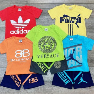 Bộ bé trai tay ngắn cotton/ bộ cộc tay bé trai cotton