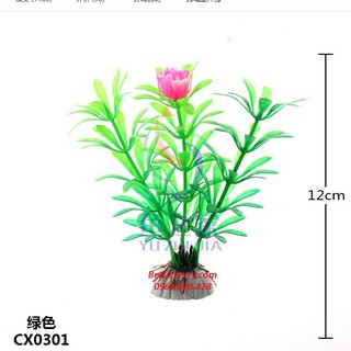 Cây nhựa mini trang trí hồ cá