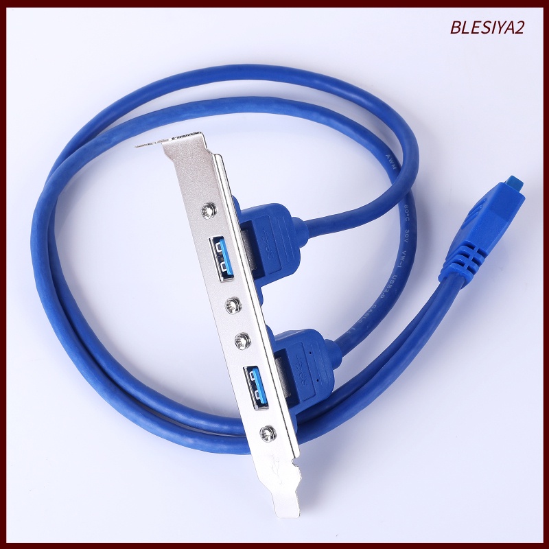 Cáp ChuyểN ĐổI 2 CổNg USB 3.0 Sang ĐầU CắM 20pin Besiya2