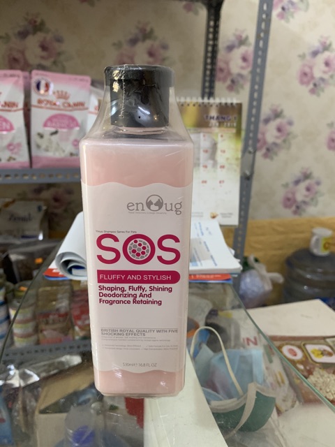 SỮA TẮM SOS DÀNH CHO CHÓ VÀ MÈO 530ML - HÀNG CHÍNH HÃNG