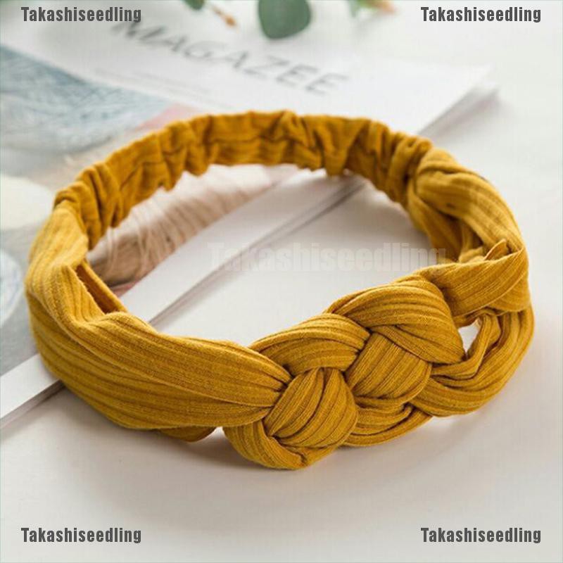 Băng Đô Màu Trơn Trang Trí Cho Bé Gái