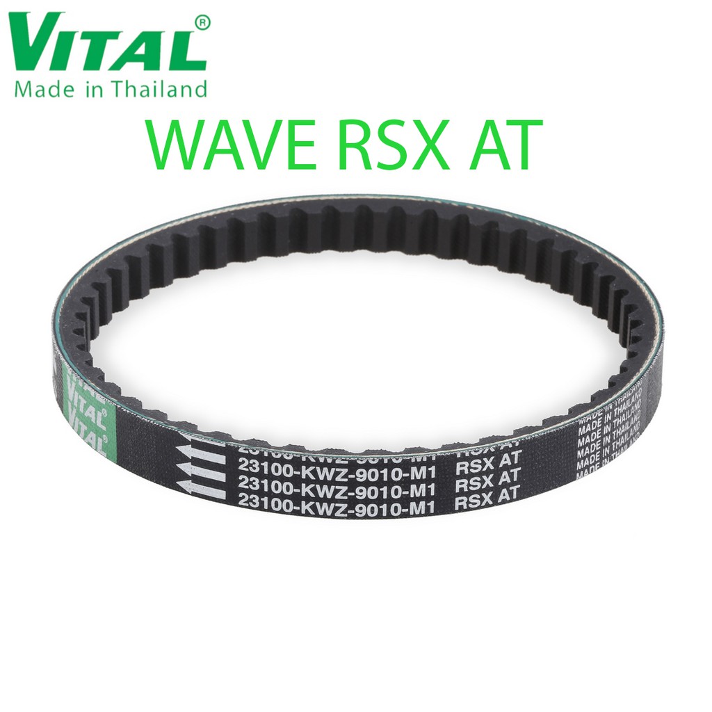 Dây curoa Wave RSX AT (vừa ga, vừa số) hiệu VITAL- Dây curoa VITAL chính hãng, hàng Thái lan chất lượng cao