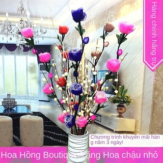 EHoa giả mô phỏng trang trí phòng khách sàn thiết lập trong nhà bó khô cành cắm