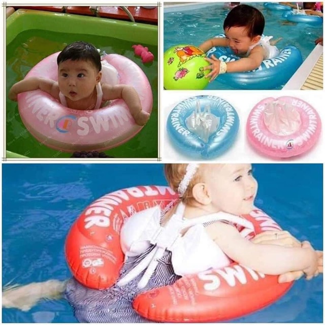 Phao bơi chống lật cho bé tập bơi Swimtrainer (cho bé từ 8 tháng tới 6 tuổi)