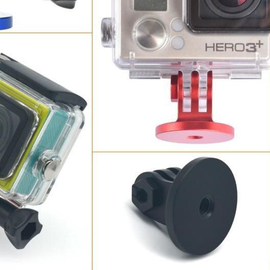 ◌ Đế Gắn Máy Ảnh Bằng Nhôm Nhiều Màu Cho GoPro / SJCAM / Xiaomi Yi Đen ♜ | BigBuy360 - bigbuy360.vn