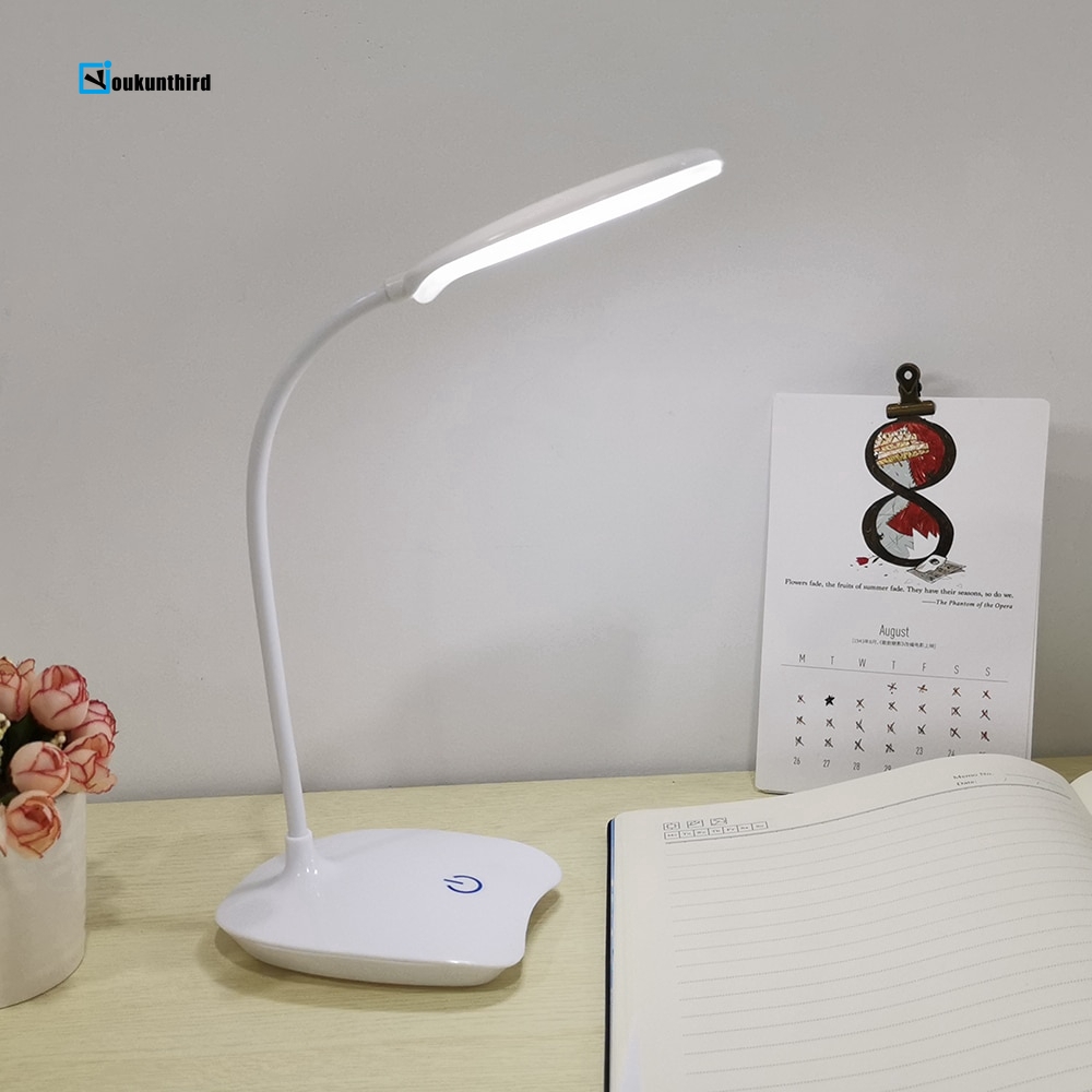 [Mã LIFEHLDEC giảm 10% đơn 99k] Đèn Led Để Bàn 3 Cấp Độ Có Thể Sạc Lại Chất Lượng Cao