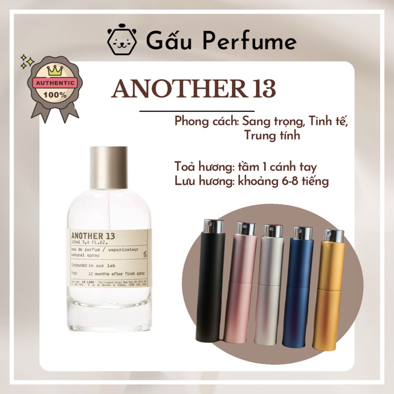 Mẫu thử nước hoa chính hãng Another 13 10ML
