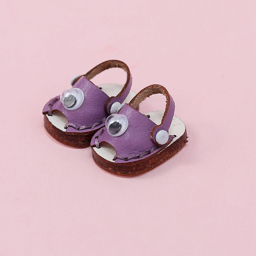 Giày Búp Bê Da Bò Cho obitsu11GSCbody9OB11 Tỉ Lệ 1 / 11 OB11