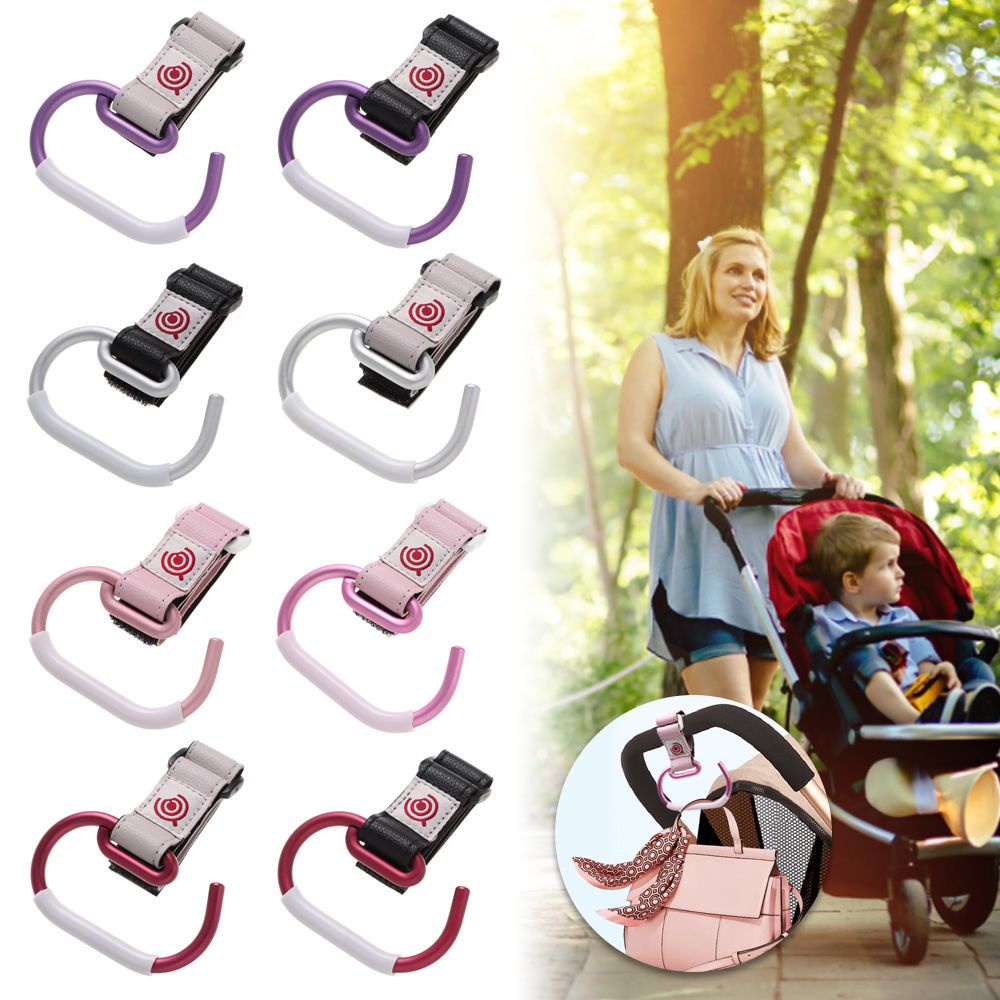 Móc treo đồ gắn xe đẩy em bé bằng hợp kim nhôm chống trượt chất lượng