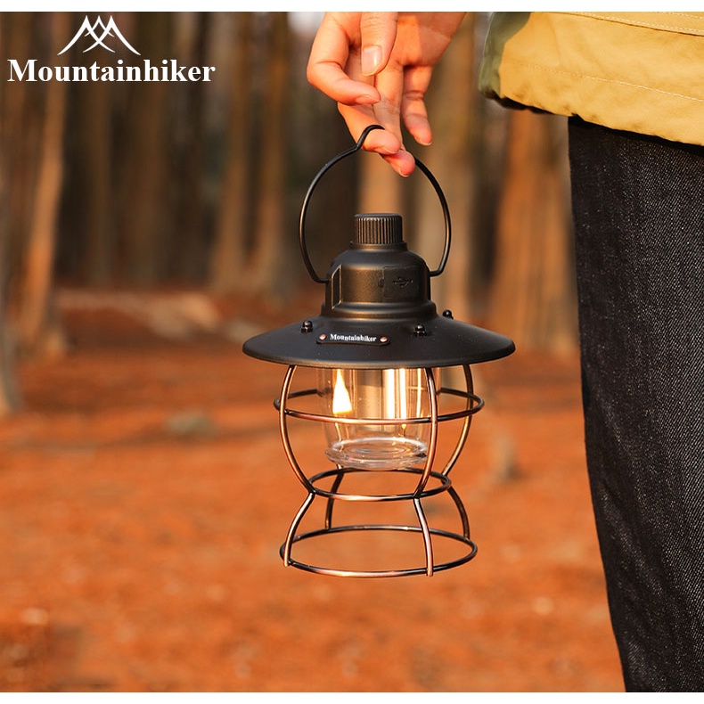 Đèn Dã Ngoại Đi Bão Dùng Sạc Tích Điện Mountainhiker 3 Chế Độ Sáng - Bảo Hành 6 Tháng