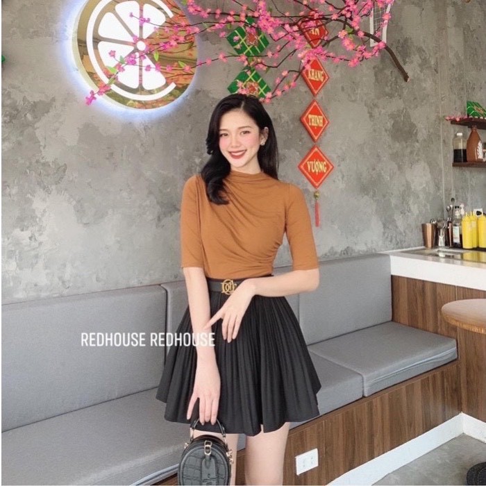 Chân Váy Xòe Xếp Ly Nhỏ 2 Màu Kèm Đai Cao Cấp Loại 1 Freeship, Chân Váy Xếp Ly Kèm Đai Siêu Xinh Đi Chơi Sang Chảnh QC | BigBuy360 - bigbuy360.vn