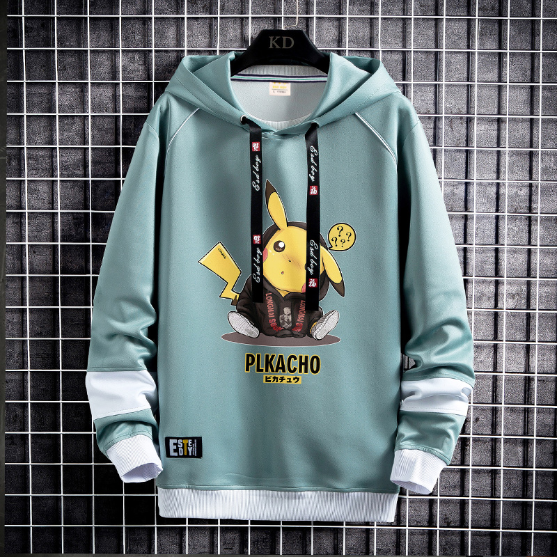 Áo Hoodie in hình Pikachu thời trang cho nam | BigBuy360 - bigbuy360.vn
