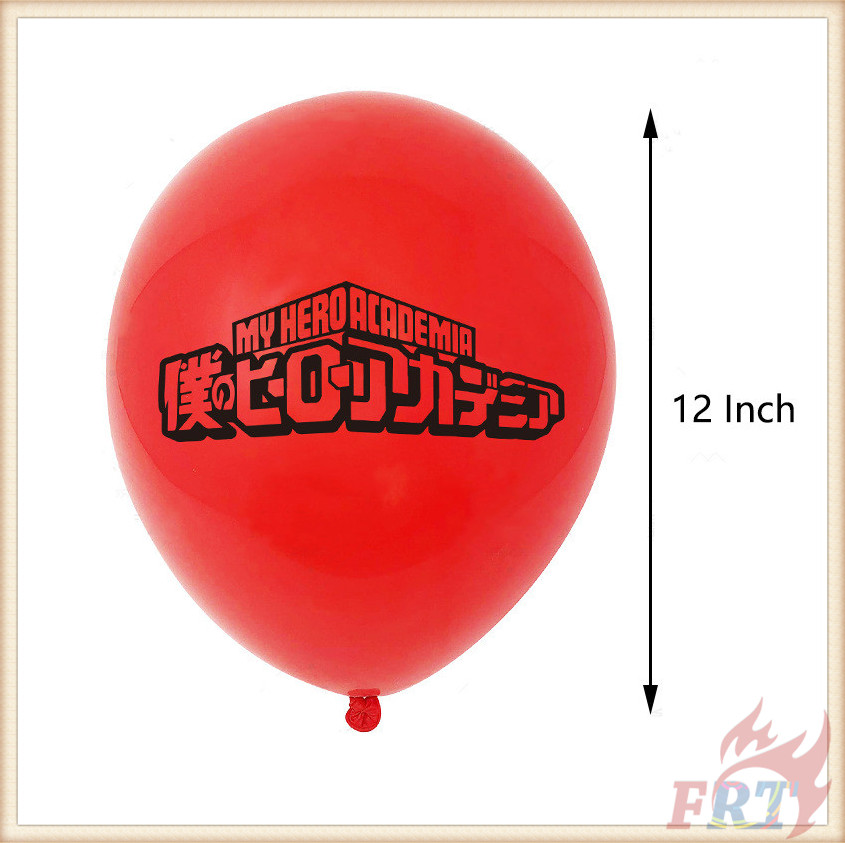 Bong bóng in chữ Anime My Hero Academia 12 inch dành cho trang trí tiệc