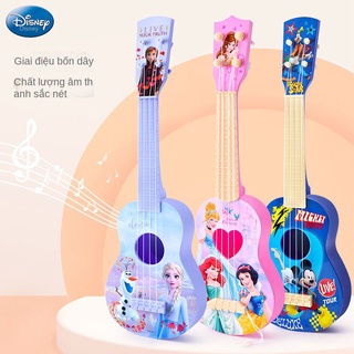 Disney Ukulele Little Guitar Trẻ em Bé trai và Bé gái Đồ chơi âm nhạc Có thể chơi Đồ chơi âm nhạc cho người mới bắt đầu