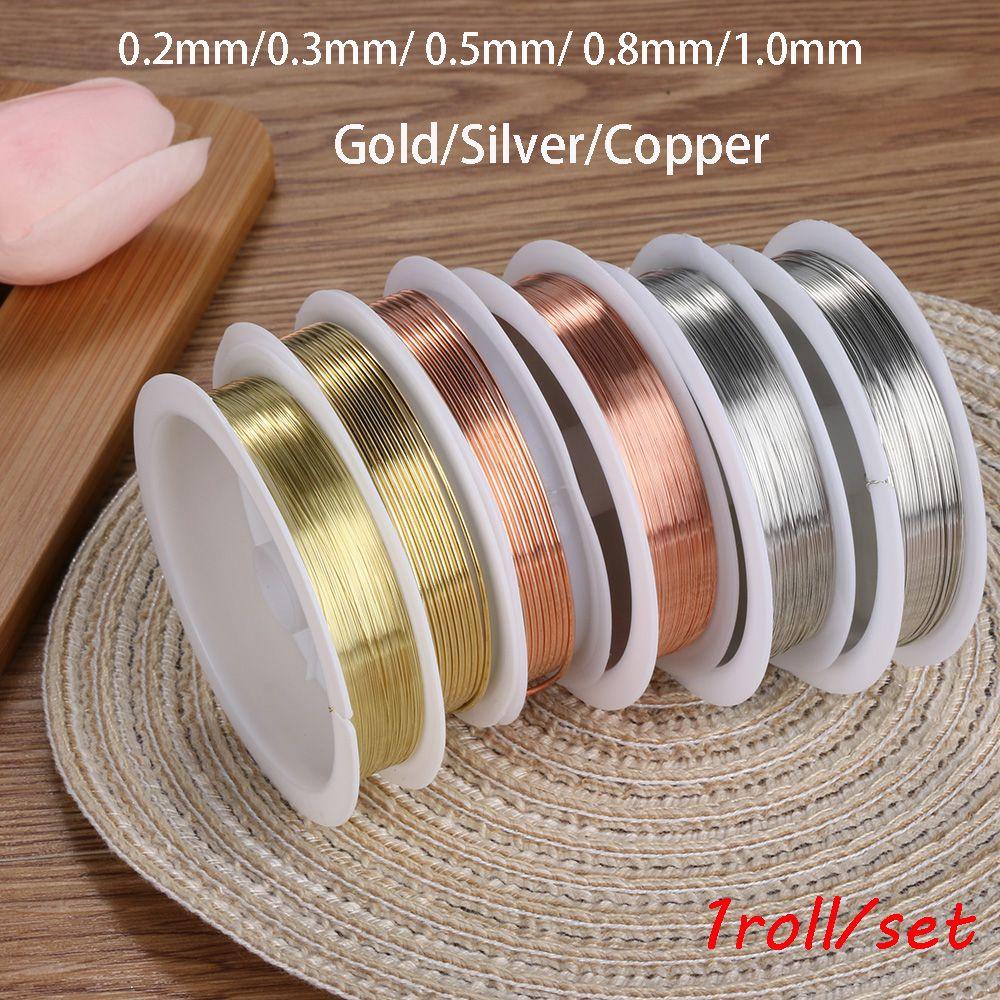 Cuộn Dây Đồng Tự Làm Đồ Thủ Công 15g|Dây Mạ Vàng