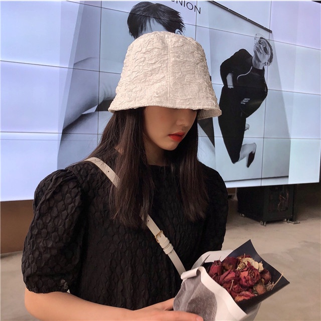 Nón Vải Nhăn Sần Dáng Xô Ngư Dân Fashion Hot Trend