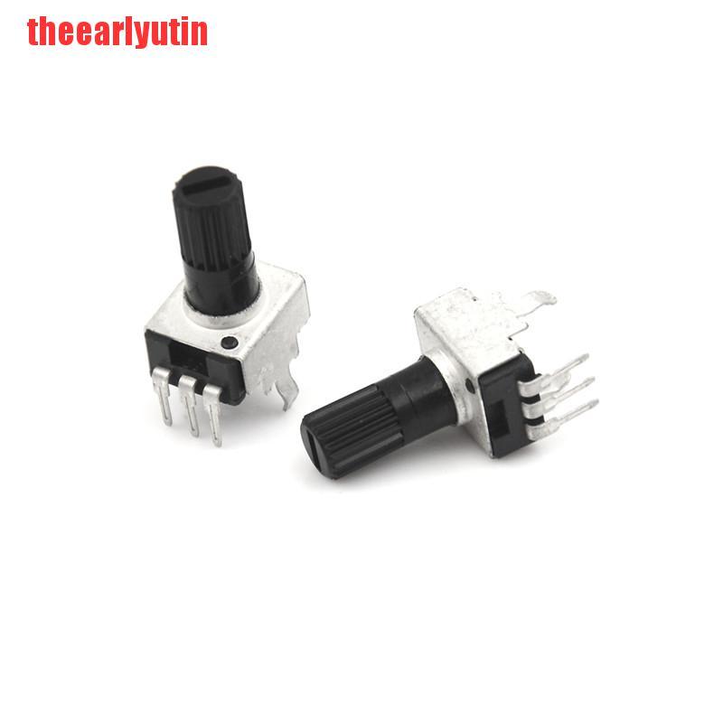 Set 10 Chiết Áp Có Thể Điều Chỉnh Rv09 5-100k 12.5mm Shaft 3pins