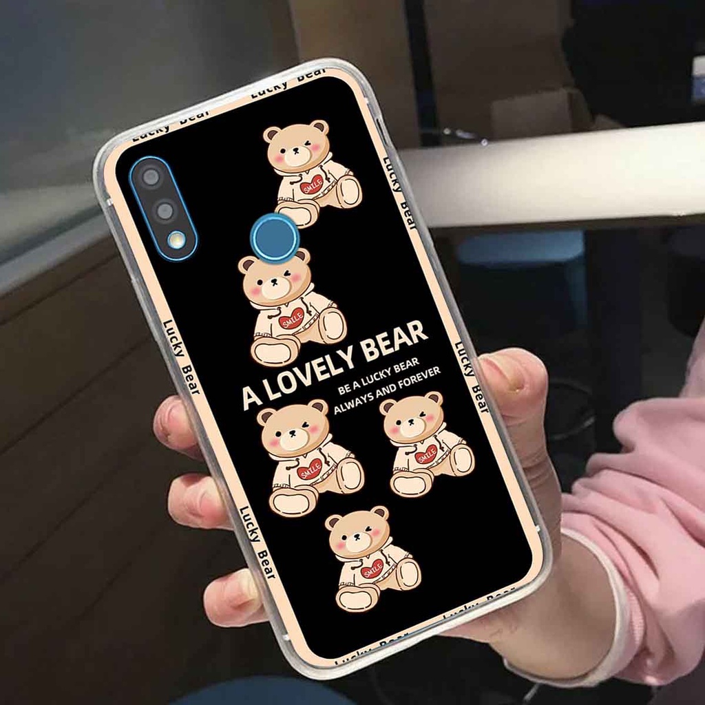 Ốp Vsmart Joy 2 Plus / Joy2+ bear brick, gấu đáng yêu, dễ thương